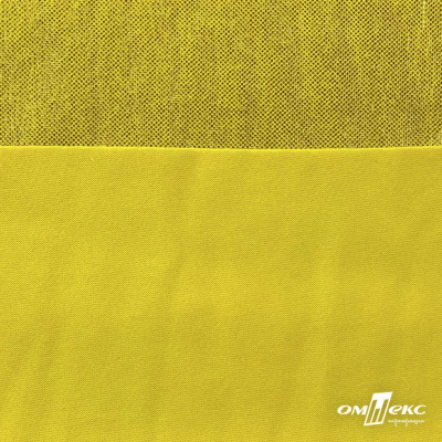 Трикотажное полотно голограмма, шир.140 см, #602 -жёлтый/жёлтый - купить в Назрани. Цена 385.88 руб.