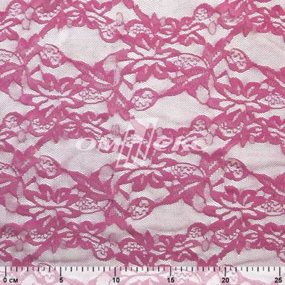 Кружевное полотно стрейч XD-WINE, 100 гр/м2, шир.150см, цвет розовый - купить в Назрани. Цена 1 869.99 руб.
