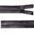 Молния водонепроницаемая PVC Т-7, 20 см, неразъемная, цвет (301)-т.серый - купить в Назрани. Цена: 21.56 руб.
