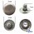 Кнопка металлическая "Альфа" с пружиной, 15 мм (уп. 720+/-20 шт), цвет никель - купить в Назрани. Цена: 1 466.73 руб.