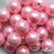 0404-00108-Бусины пластиковые под жемчуг "ОмТекс", 16 мм, (уп.50гр=24+/-1шт) цв.101-св.розовый - купить в Назрани. Цена: 44.18 руб.