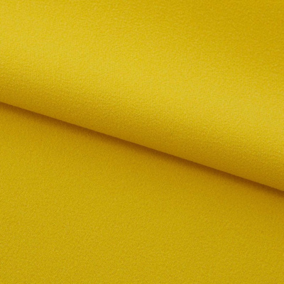 Креп стрейч Амузен 14-0756, 85 гр/м2, шир.150см, цвет жёлтый - купить в Назрани. Цена 196.05 руб.