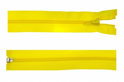 Спиральная молния Т5 131, 90 см, автомат, цвет жёлтый - купить в Назрани. Цена: 14.20 руб.