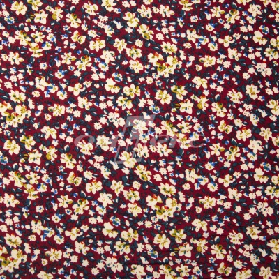 Плательная ткань "Софи" 5.1, 75 гр/м2, шир.150 см, принт растительный - купить в Назрани. Цена 243.96 руб.