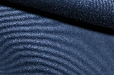 Ткань костюмная 8874/3, цвет темно-синий, 100% полиэфир - купить в Назрани. Цена 433.60 руб.