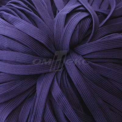 Шнур 15мм плоский (100+/-1м) №10 фиолетовый - купить в Назрани. Цена: 10.21 руб.