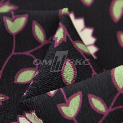 Плательная ткань "Фламенко" 10.1, 80 гр/м2, шир.150 см, принт растительный - купить в Назрани. Цена 243.96 руб.