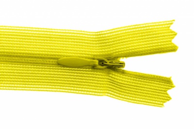 Молния потайная Т3 131, 20 см, капрон, цвет жёлтый - купить в Назрани. Цена: 5.12 руб.