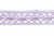 Тесьма кружевная 0621-1855, шир. 18 мм/уп. 20+/-1 м, цвет 107-фиолет - купить в Назрани. Цена: 466.97 руб.