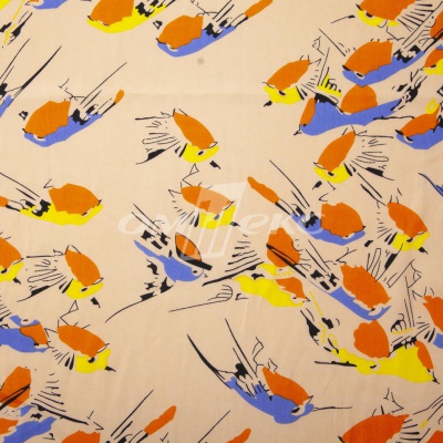 Плательная ткань "Софи" 14.1, 75 гр/м2, шир.150 см, принт птицы - купить в Назрани. Цена 241.49 руб.