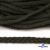 Шнур плетеный d-6 мм круглый, 70% хлопок 30% полиэстер, уп.90+/-1 м, цв.1075-хаки - купить в Назрани. Цена: 588 руб.