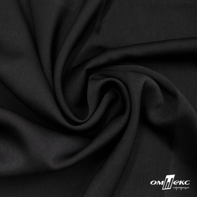 Ткань плательная Габриэль 100% полиэстер,140 (+/-10) гр/м2, шир. 150 см, цв. черный BLACK - купить в Назрани. Цена 248.37 руб.