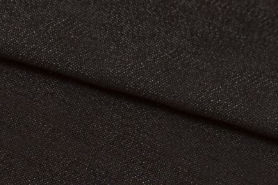 Ткань джинсовая №96, 160 гр/м2, шир.148см, цвет чёрный - купить в Назрани. Цена 350.42 руб.