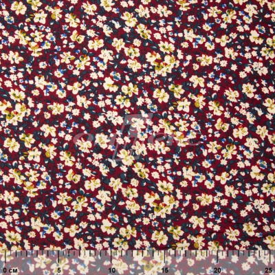 Плательная ткань "Софи" 5.1, 75 гр/м2, шир.150 см, принт растительный - купить в Назрани. Цена 243.96 руб.