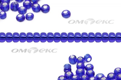 Бисер (SL) 11/0 ( упак.100 гр) цв.28 - синий - купить в Назрани. Цена: 53.34 руб.