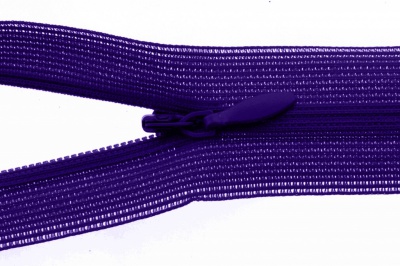 Молния потайная Т3 866, 20 см, капрон, цвет фиолетовый - купить в Назрани. Цена: 5.27 руб.