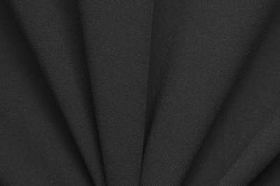 Костюмная ткань с вискозой "Бриджит", 210 гр/м2, шир.150см, цвет чёрный - купить в Назрани. Цена 564.96 руб.