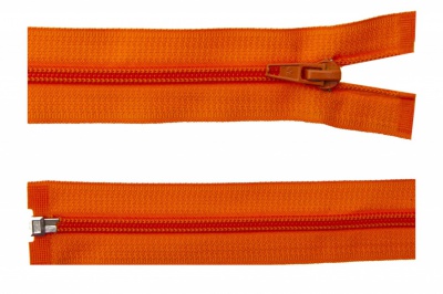 Спиральная молния Т5 849, 65 см, автомат, цвет оранжевый - купить в Назрани. Цена: 14.68 руб.
