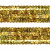 Тесьма с пайетками D16, шир. 20 мм/уп. 25+/-1 м, цвет золото - купить в Назрани. Цена: 778.19 руб.