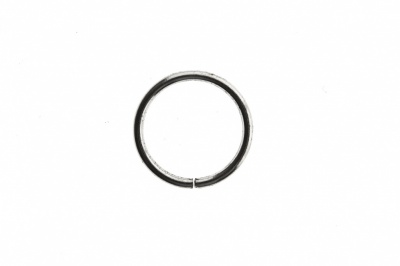 Кольцо металлическое d-15 мм, цв.-никель - купить в Назрани. Цена: 2.45 руб.