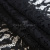Кружевное полотно #2307, 145 гр/м2, шир.150см, цвет чёрный - купить в Назрани. Цена 449.07 руб.