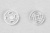 Кнопки пришивные пластиковые 11,5 мм, блистер 24шт, цв.-прозрачные - купить в Назрани. Цена: 59.44 руб.