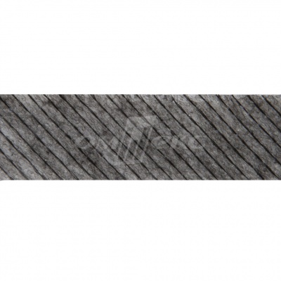 KQ217N -прок.лента нитепрошивная по косой 15мм графит 100м - купить в Назрани. Цена: 2.27 руб.