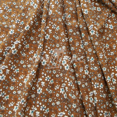 Плательная ткань "Фламенко" 11.1, 80 гр/м2, шир.150 см, принт растительный - купить в Назрани. Цена 239.03 руб.
