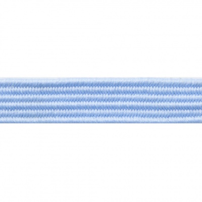 Резиновые нити с текстильным покрытием, шир. 6 мм ( упак.30 м/уп), цв.- 108-голубой - купить в Назрани. Цена: 155.22 руб.